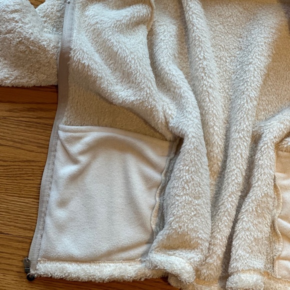 Patagonia Synchilla Curly Q Full Zip Jacket - Cream - Size Small - Picture 3 of 8